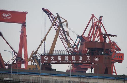 Shipping industry in Dalian, Liaoning, China