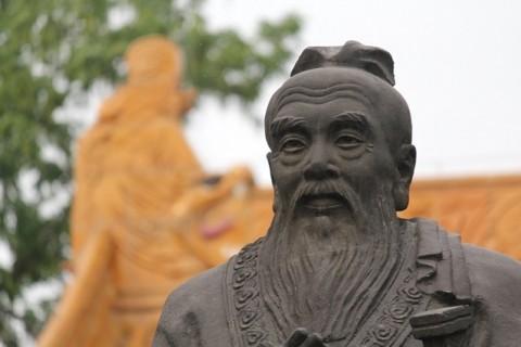 Statue of Confucius at Nanjing China
