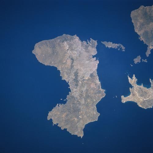 Satellite photo of Chios