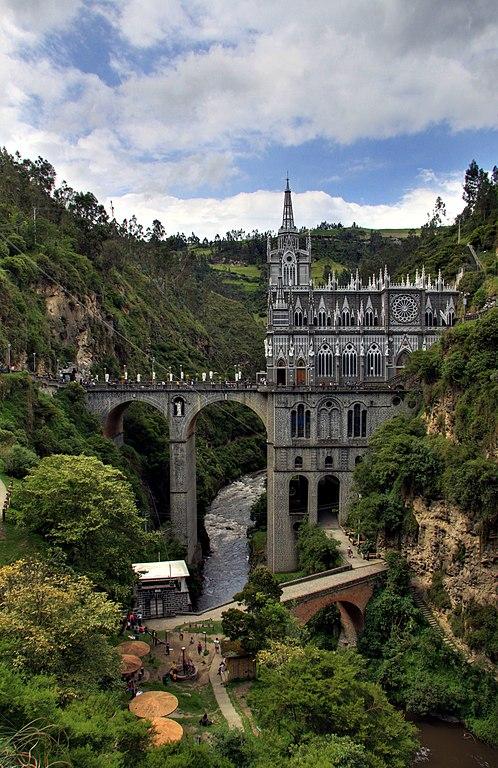 Las Lajas Kathedraal Narin, Colombia