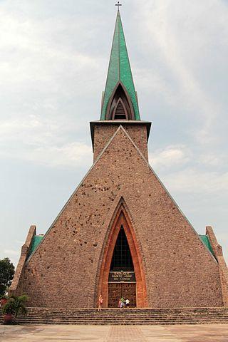 Basilica Sainte-Anne du Congo in the capital Brazzaville