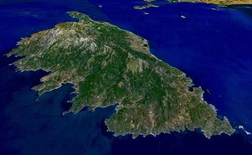 Corsica Satellite Photo 