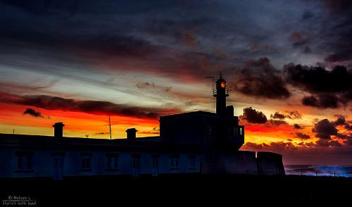 Cascais sunset lighters on the Costa de Lisboa