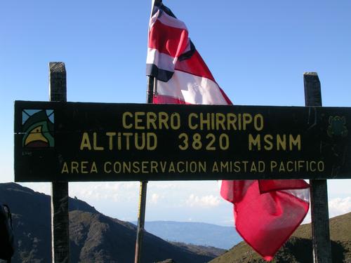 Mount Chirripó, highest mountain in Costa Rica