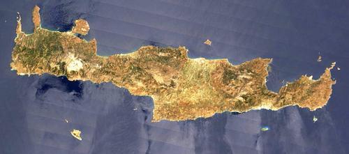 Crete Satellite photo