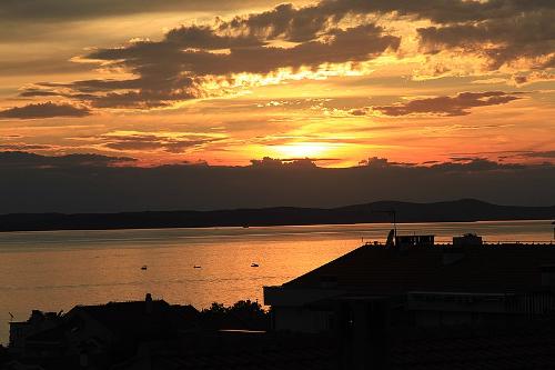 Sunset over Zadar in Croatia