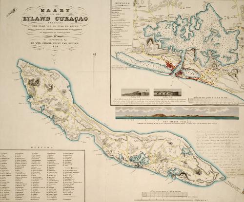 Map Curacao 1836
