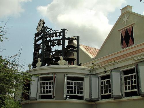 Carillon "the Queens Four Children" at the rear of the Curaçao Museum, Dutch Caribbean