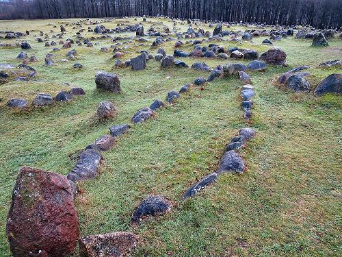 Burial mounds of Lindholm Høje, Denmark