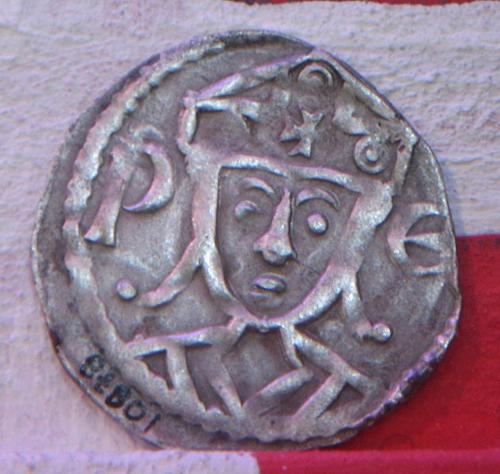 Coin from the time of Valdemar the great of Denmark