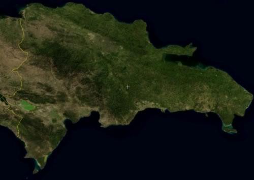 Dominican Republic Satellite Photo