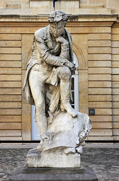Statue of Jean-François Champollion, Egypt