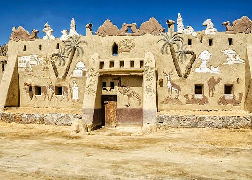 Badr Museum in the Farafra Oasis, Egypt