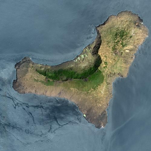 El Hierro Satellite Photo