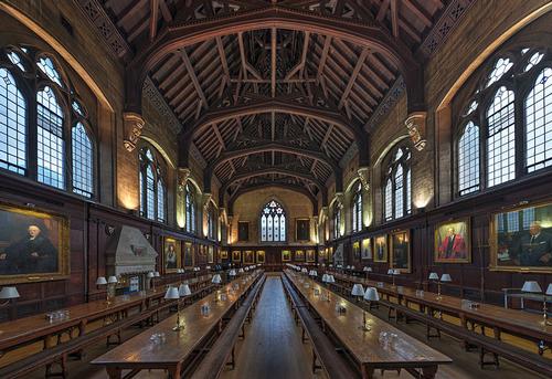 The Dining Hall of Balliol College, Oxford University