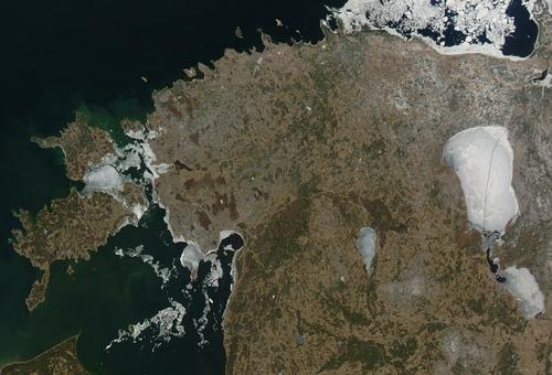 Estonia Satellite Photo