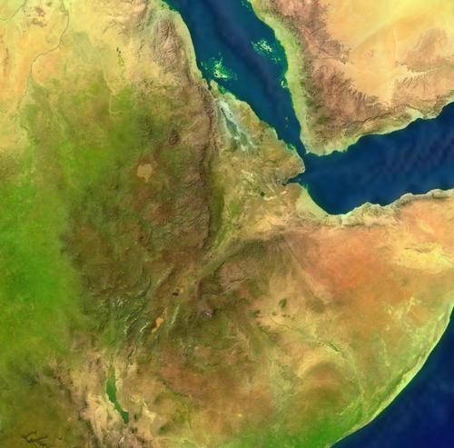 Ethiopia Satellite Photo