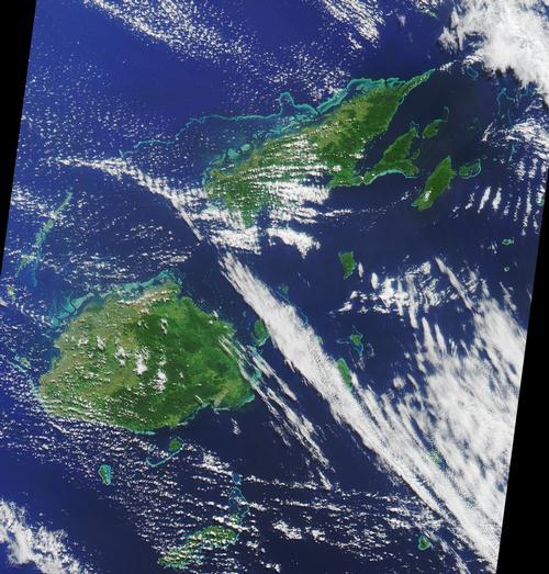 Fiji Satellite Photo