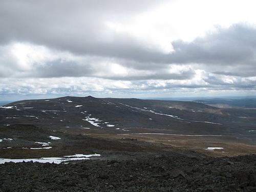 Ridnitšohkka, high mountain in Finland