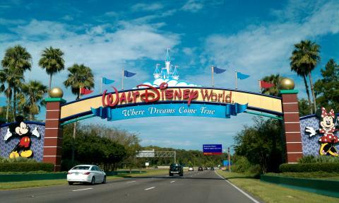 Walt Disney World entrance, Orlando Florida