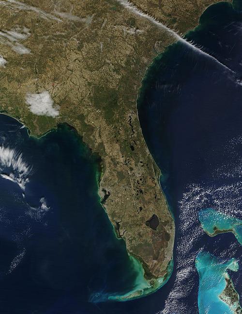 Florida Satellite photo NASA