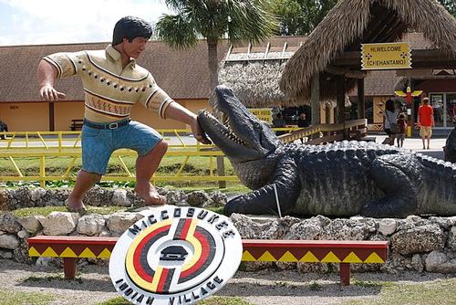 Miccosukee village, Florida