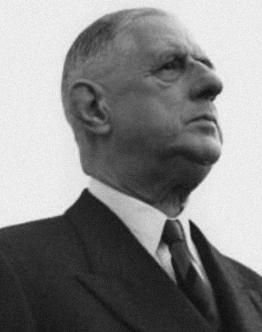 Charles de Gaulle, president of France (1959-1969)