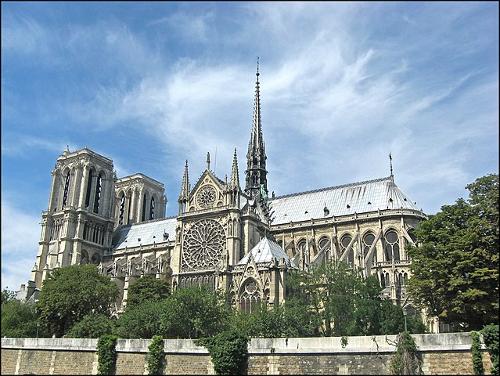 Notre-Dame de Paris is an early Gothic cathedral