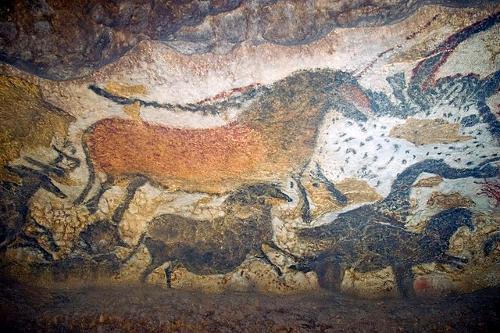 Murals in the caves of Lascaux, France