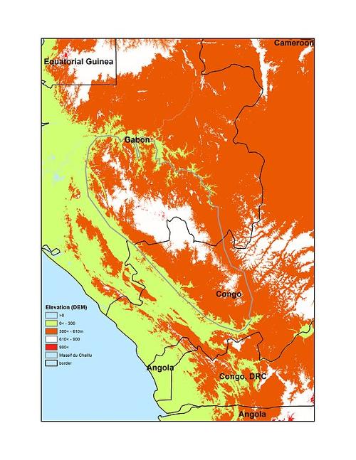 Chaillu massif Gabon/Congo-Brazzaville