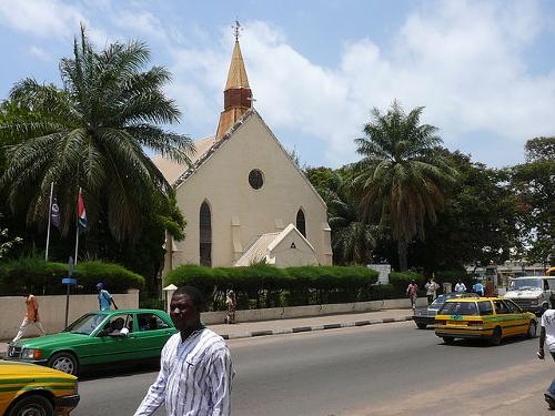 Anglican church in the capital Banjul, Gambia