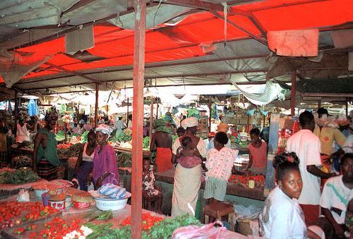 Albert market in the captital Banjul, Gambia