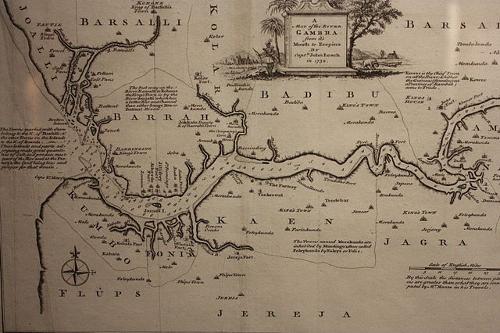 Map Gambia (river) 1732