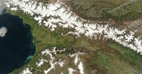 Georgia Satellite Photo
