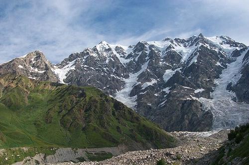 Shkhra, highest mountain in Georgia