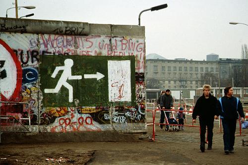Just after the fall of the Berlin Wall