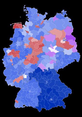 Wahlkreisen (electoral districts) Germany