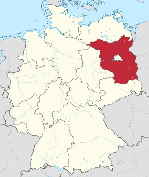 Location Brandenburg in Germany