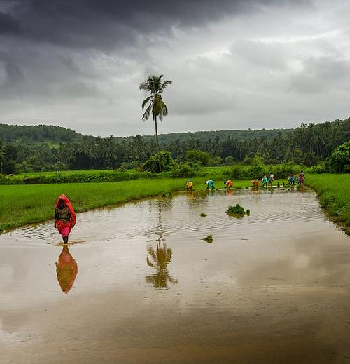 Monsoon clouds over Goa