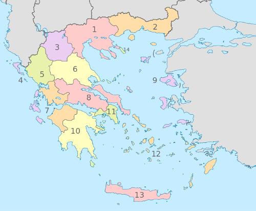 Greece administrative division