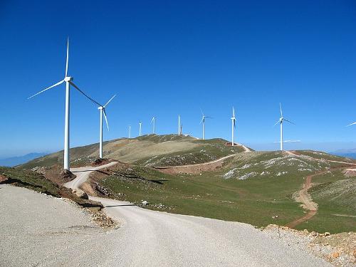 Wind farm Greece