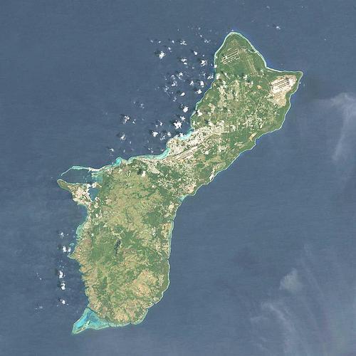 Guam Satellite Photo