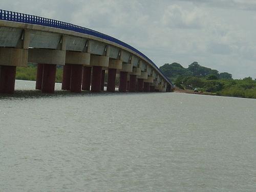 Bridge over the Rio Mansoa, Guinea-Bissau