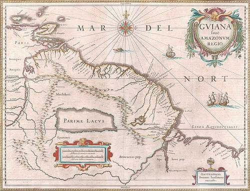 Map Guyana 1649