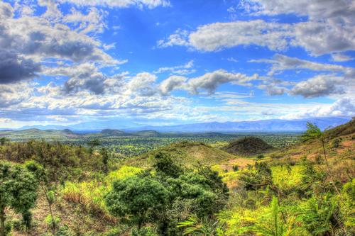 Landscape around Pignon, Haiti