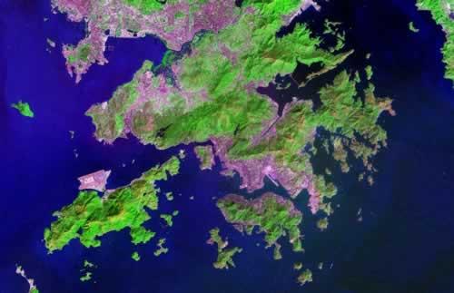 Hong Kong Satellite Photo