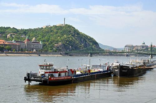 Danube at the height of Budapest, Hungary