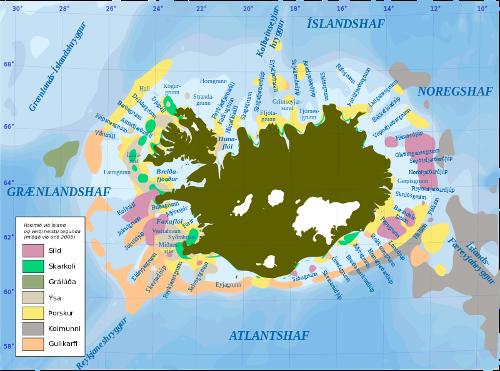 Icelandic fishing grounds