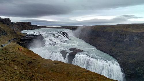 Gullfoss Waterfalls in Iceland