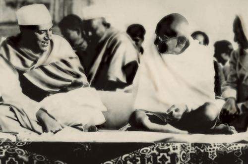 Ghandi and Nehru, India